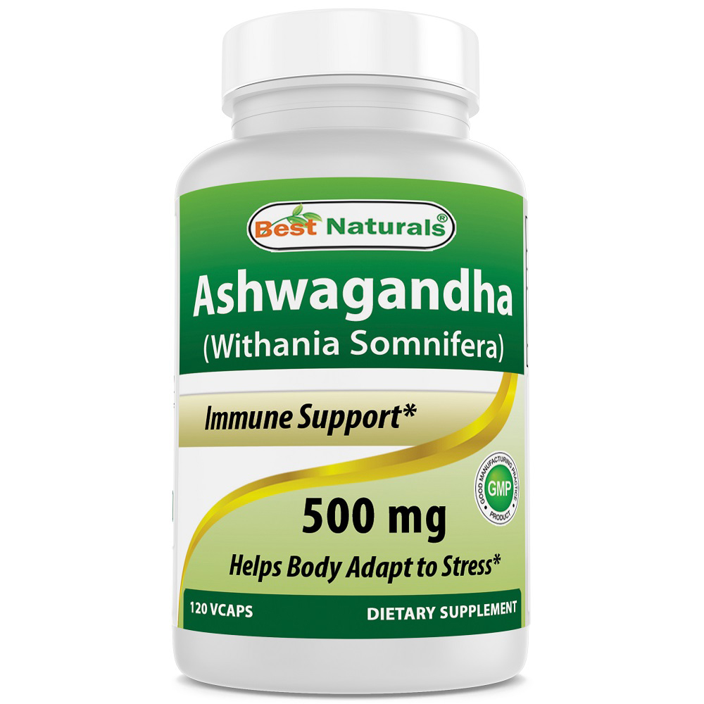 Best Naturals Ashwagandha 500 mg 120 cap