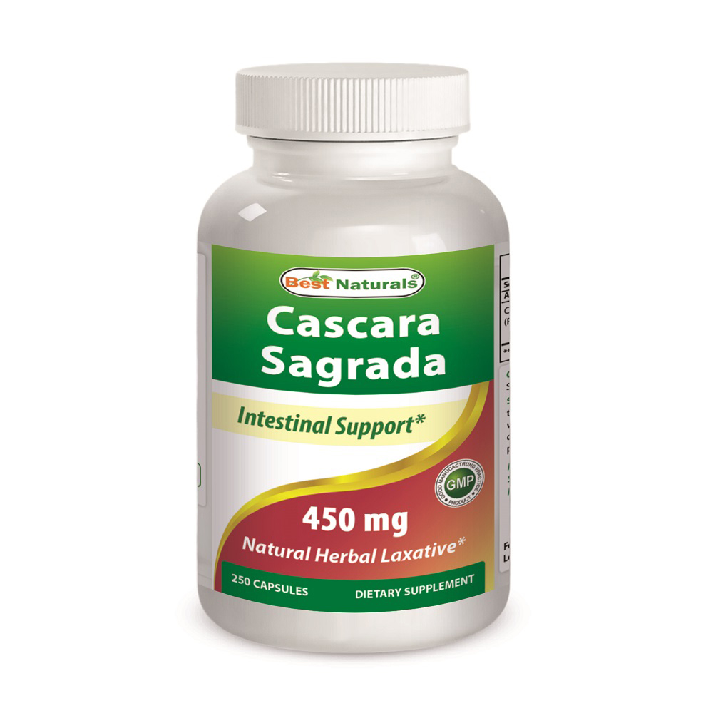 Best Naturals Cascara Sagrada 450 mg 250 cap