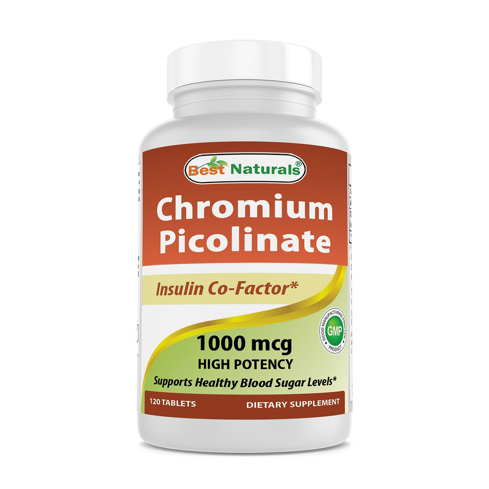 Best Naturals Chromium Picolinate 1000 mcg 120 tab