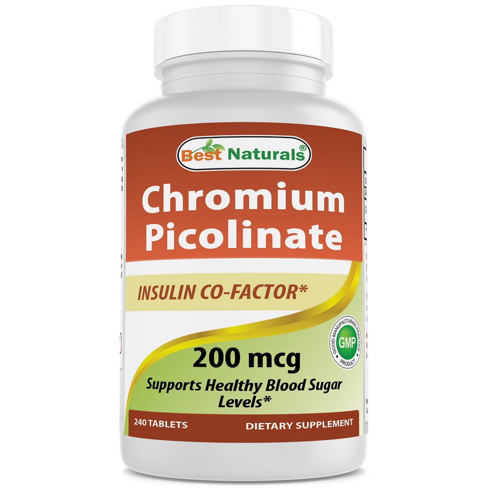 Best Naturals Chromium Picolinate 200 mcg 240 tab