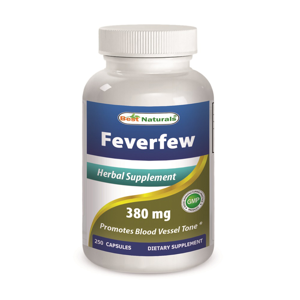 Best Naturals Feverfew 380 mg 180 cap