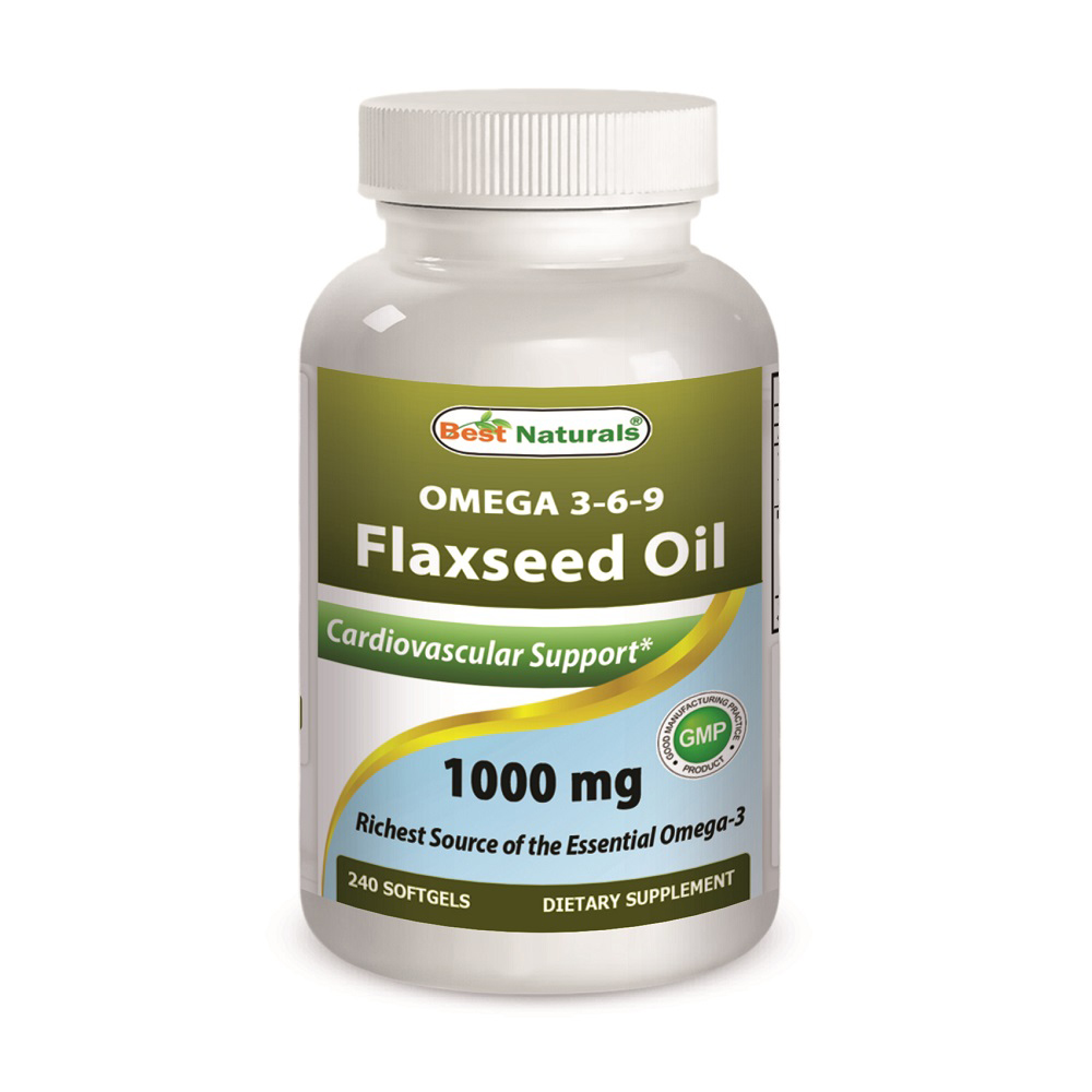 Best Naturals Flaxseed Oil 1000 mg 240 sfg