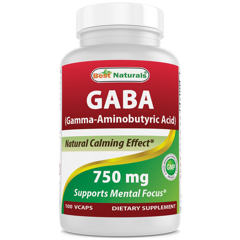 Best Naturals GABA 750 mg 100 vgc