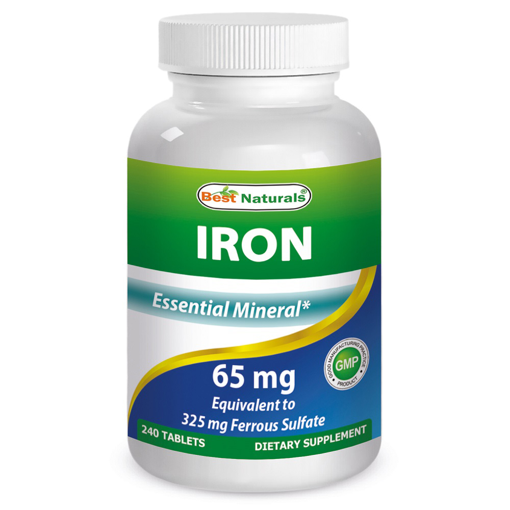 Best Naturals Iron 65 mg 240 tab