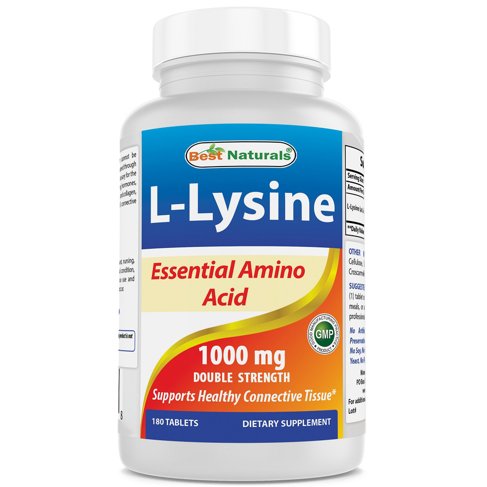 Best Naturals L-Lysine 1000 mg 180 tab