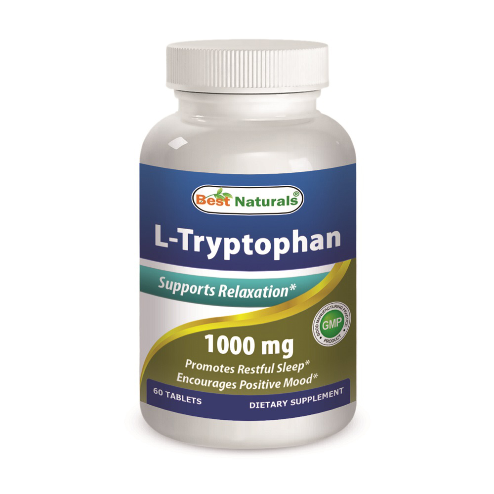 Best Naturals L-Tryptophan 1000 mg 60 tab