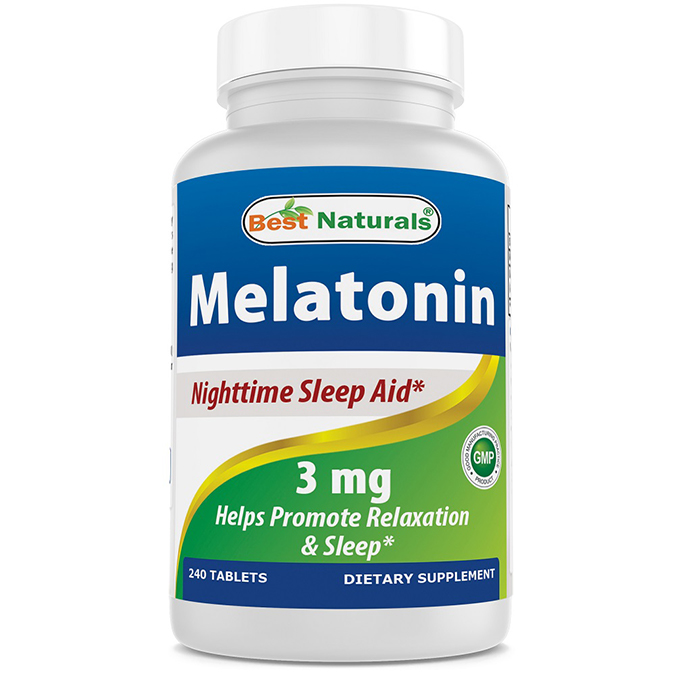 Best Naturals Melatonin 3 mg 240 tab