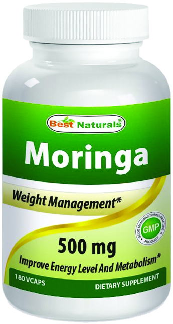 Best Naturals Moringa 500 mg 180 cap