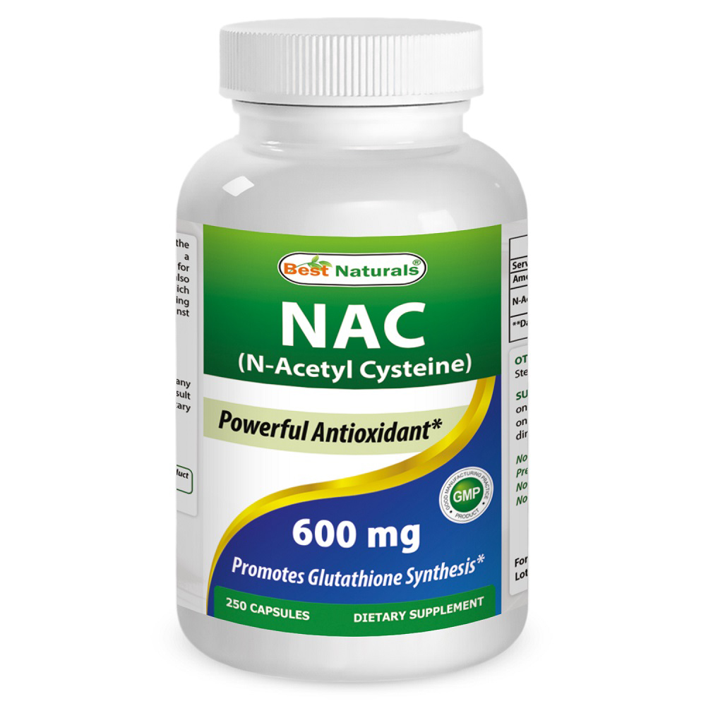 Best Naturals NAC 600 mg 250 cap