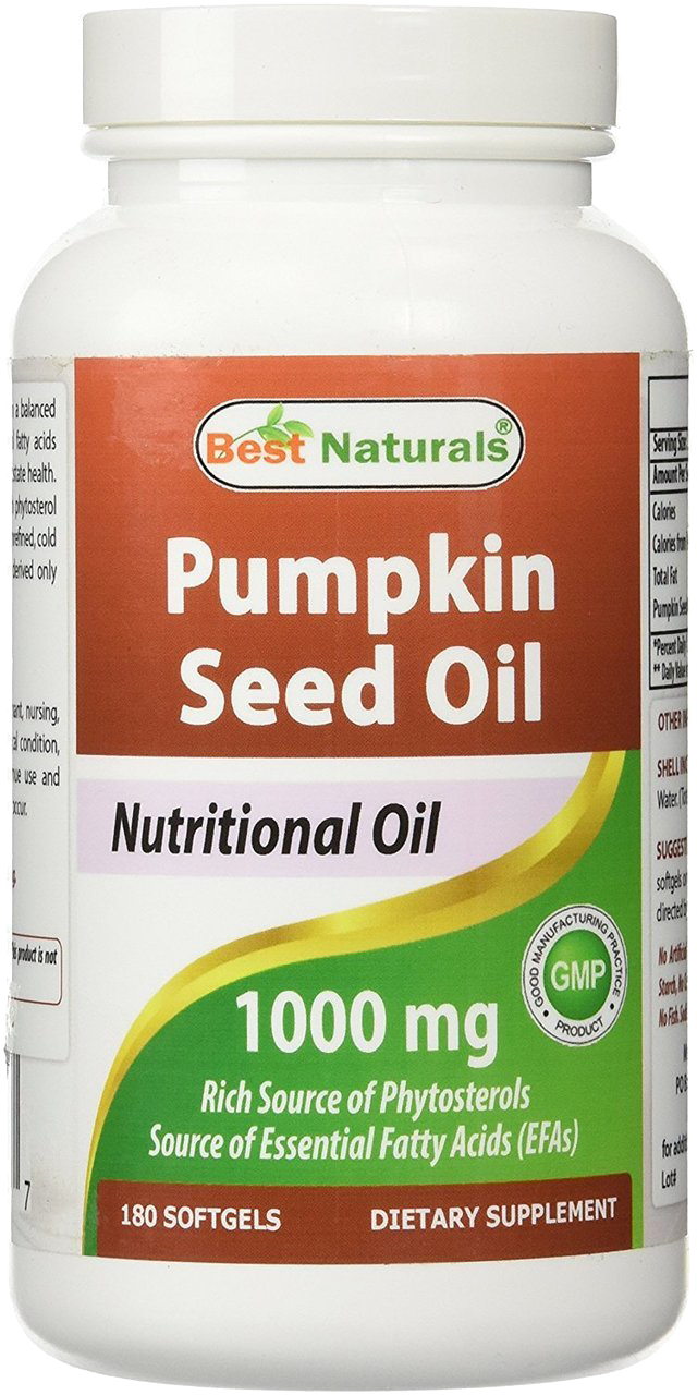 Best Naturals Pumpkin Seed 1000 mg 180 sfg