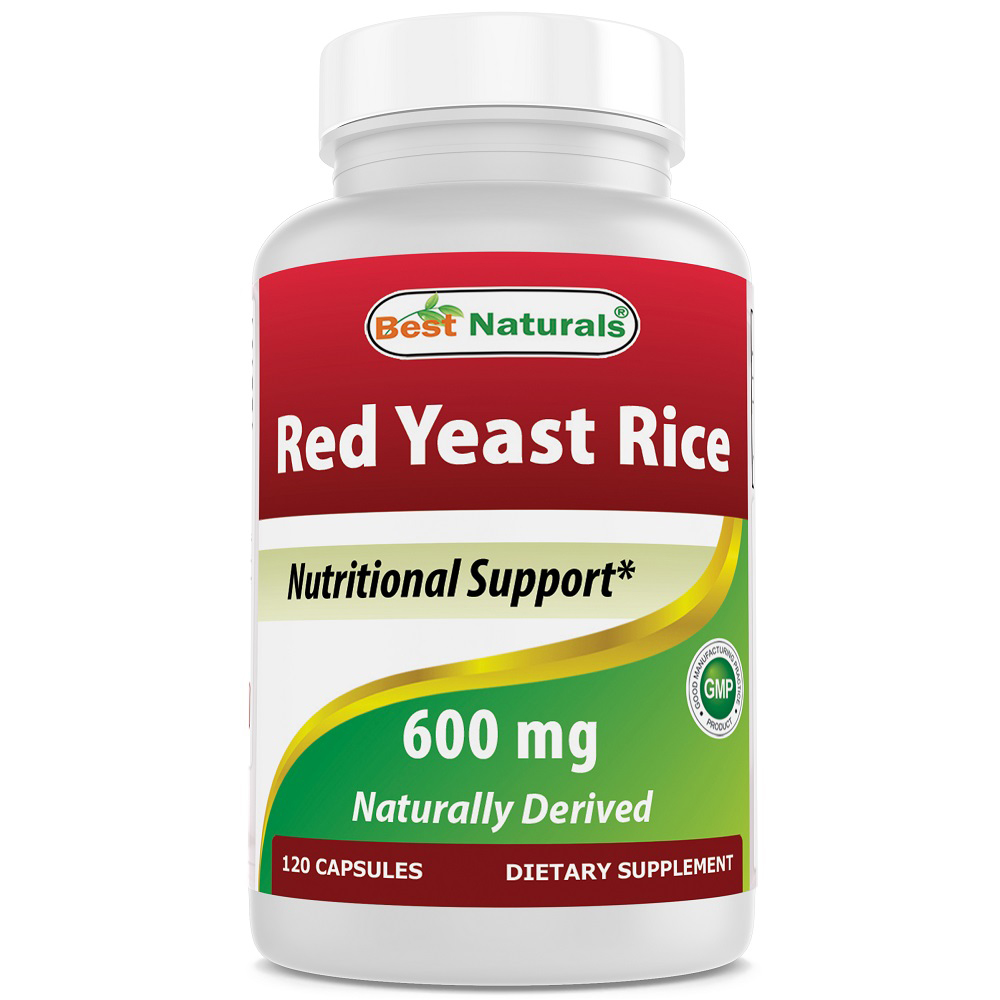 Best Naturals Red Yeast Rice 600 mg 120 cap