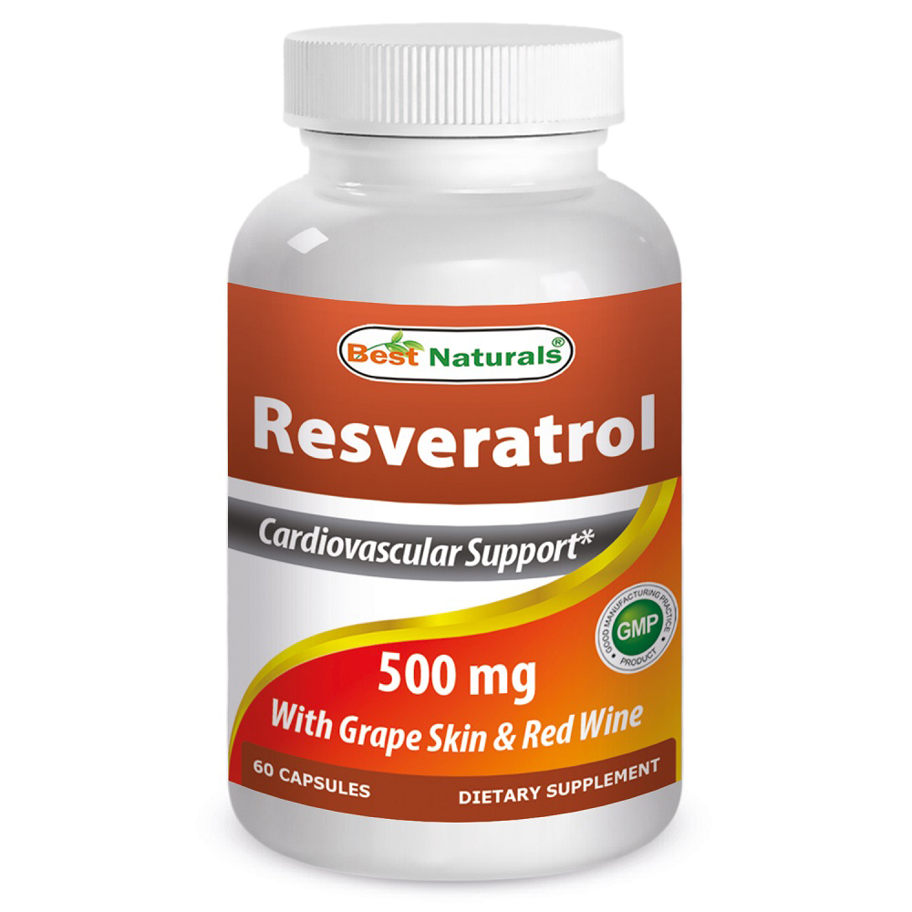 Best Naturals Resveratrol 500 mg 60 cap