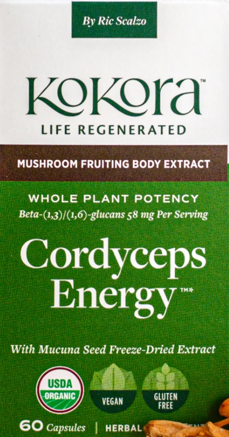 Kokora Cordyceps Energy Organic 60 caps