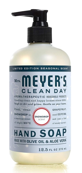 Mrs Meyers - Liquid Hand Soap Snowdrop 12.5 oz