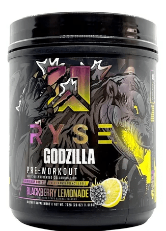 Ryse Godzilla Pre - Workout Blackberry Lemonade Flavor 40 Servings
