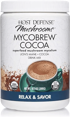 Fungi Perfecti - Host Defense Mycobrew Relax & Savor Cocoa 10.05 oz  20 Servings