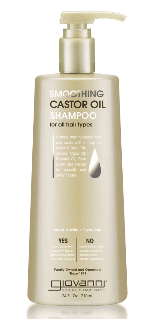 Giovanni Cosmetics Smoothing Castor Oil Shampoo 24oz