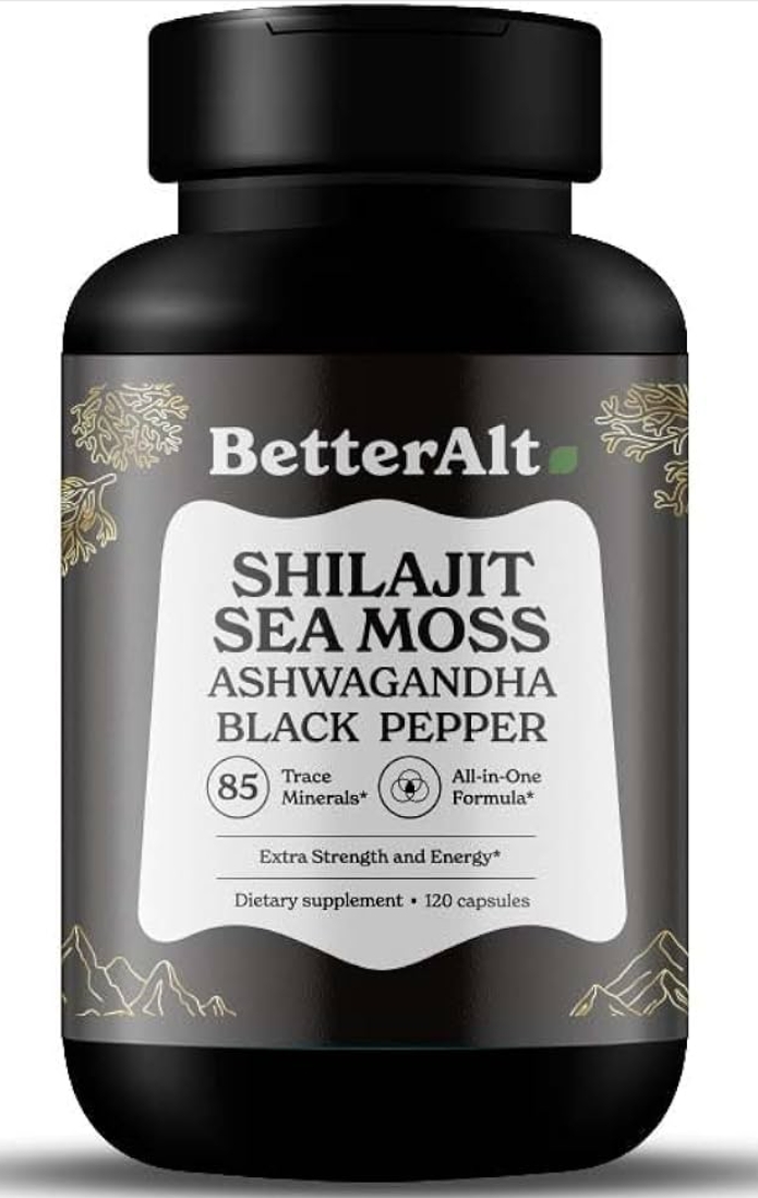 Better Alt - Sea Moss And Shilijat 120 Caps