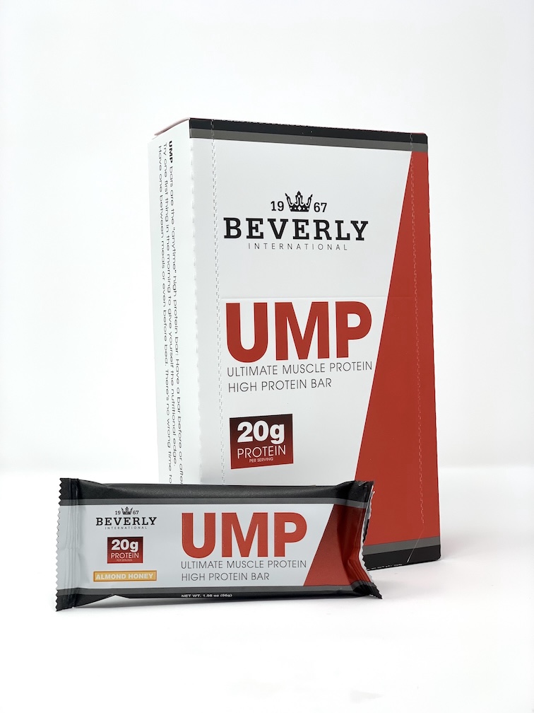 Beverly International - Ultimate Muscle Protein (UMP) Almond Honey 12 Bars