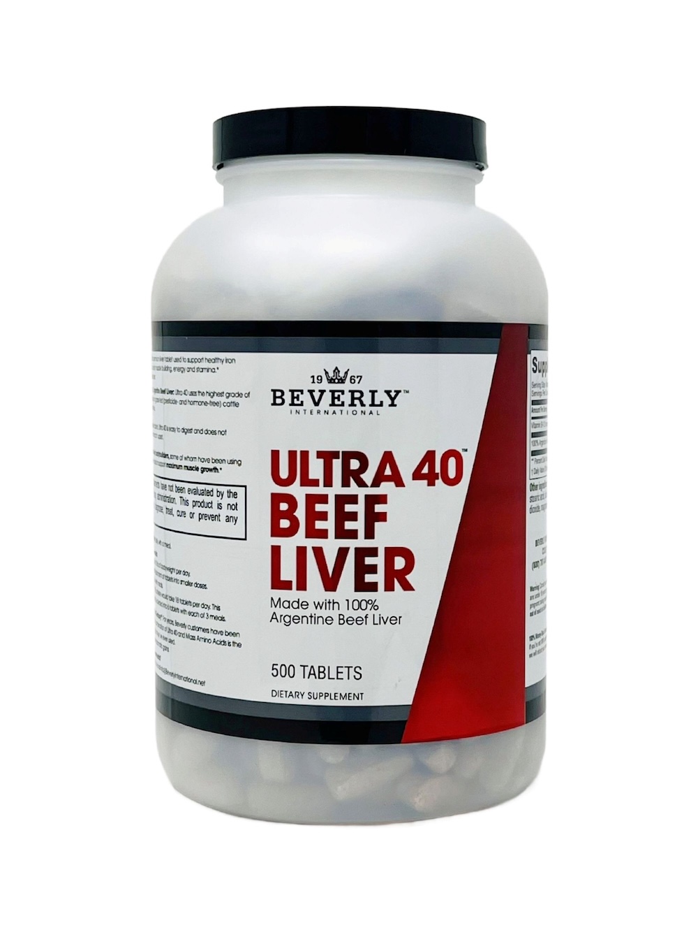 Beverly International - Ultra 40 - 500 Tabs
