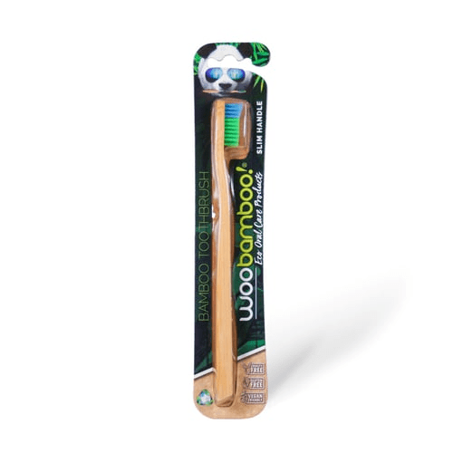 WooBamboo Slim Soft Wooden Toothbrush