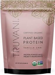 Truvani Plant Base Protein 1.35pnds 20 servings Vanilla Chai