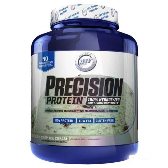 Hi-Tech Pharmaceuticals Precision Protein 5pnd Mint Chocolate Chip Ice Cream Hydrolyzed Whey 70 Servings