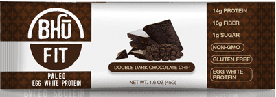 BHU Foods - Paleo Protein Bars Double Dark Chocolate Chip (12/box) TEMPORARELY UNAVAILABLE