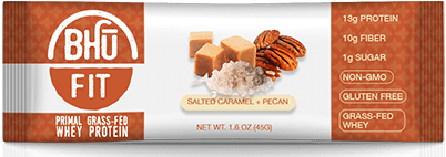 BHU Foods - Primal Protein Bars Salted Caramel & Pecan (12/box) TEMPORARELY UNAVAILABLE