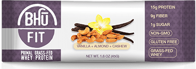  	 BHU Foods - Primal Protein Bars Vanilla & Almond & Cashew (12/box) TEMPORARELY UNAVAILABLE