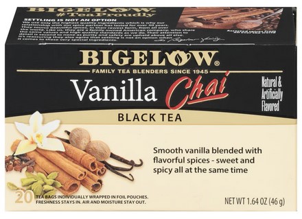 Bigelow Tea Chai Vanilla 20Bg 1.64Oz