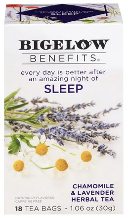 Bigelow Tea Chamomile & Lavender 18 bags  1.06oz (sleep)