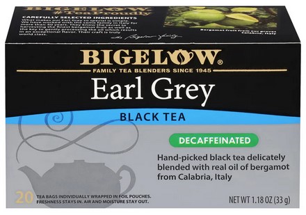 Bigelow Tea Decaf Earl Grey 20Bg 1.18Oz