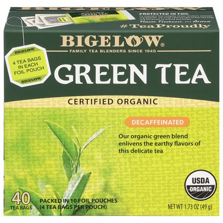 Bigelow Tea Decaf Green Organic 40Bg 1.73Oz