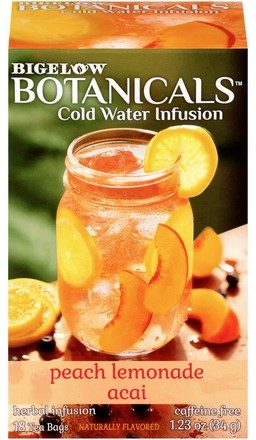 Bigelow Tea Peach Lemonade Acai 18 bags 1.23oz