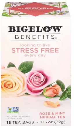 Bigelow Tea Rose And Mint 1.15oz (Stress Free)
