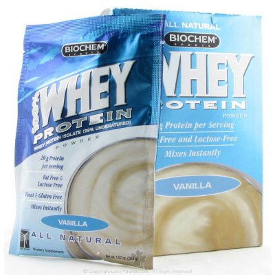 Biochem - 100% Whey Prot Vanilla Packet /10 TEMPORARILY UNAVAILABLE