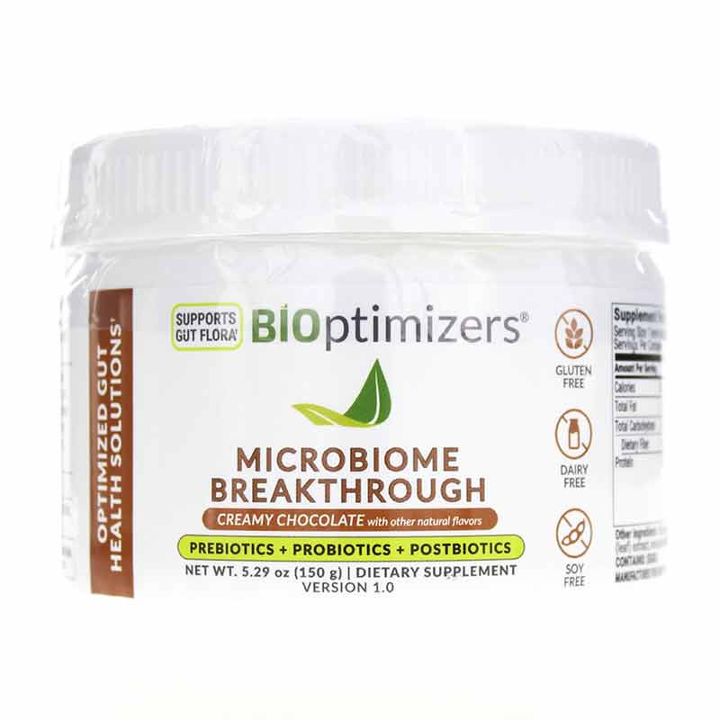 BiOptimizers Microbiome Breakthrough - Chocolate 150g