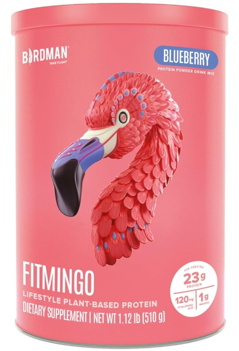 Birdman Fitmingo Protein Blueberry 18 Oz
