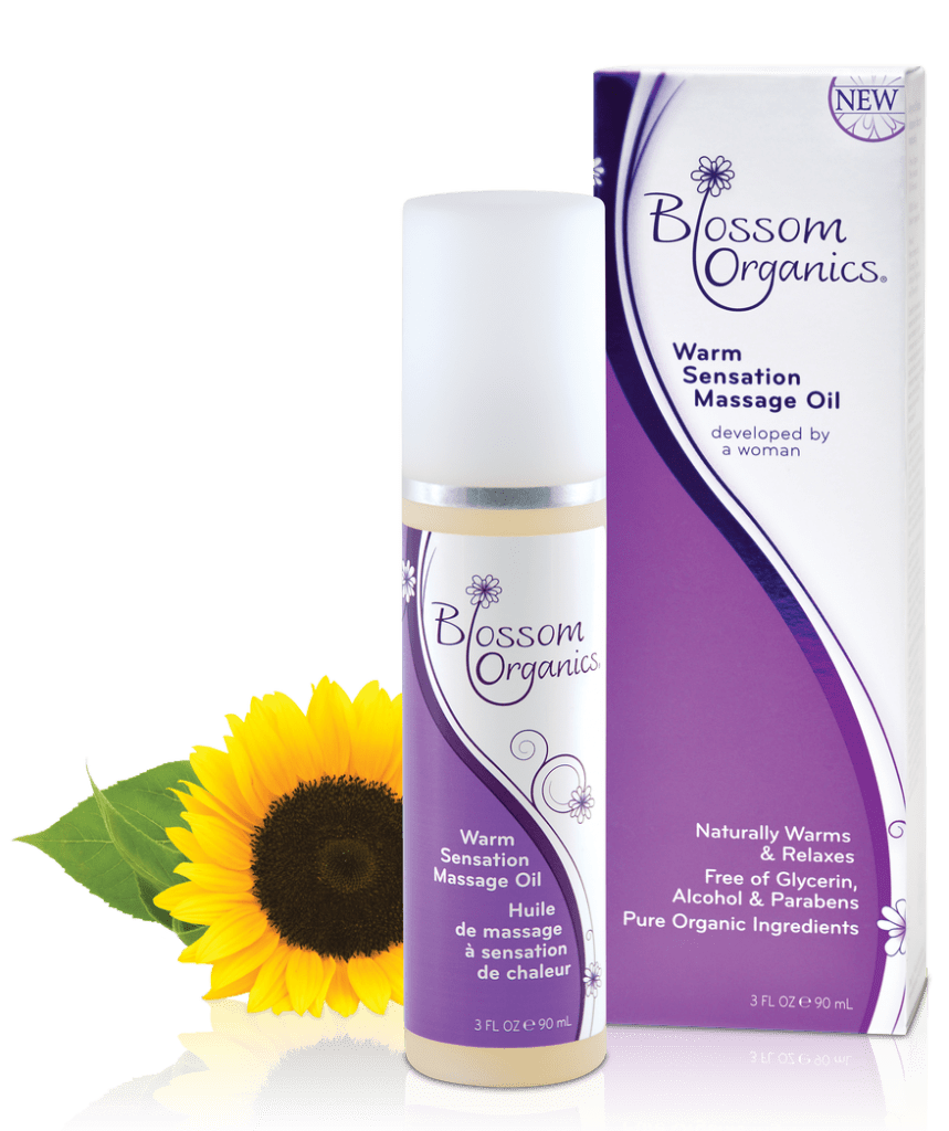 Blossom Organics Warm Massage Oil 3 oz
