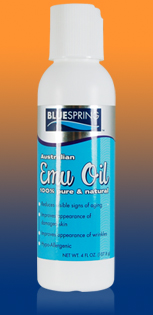 Bluespring 4 oz Pure Emu Oil      TEMPORARILY UNAVAILABLE