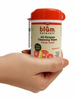 Blum Naturals All Purpose Cleansing Wipes (30 ct)- Citrus Scent 30 CT-OUT OF STOCK