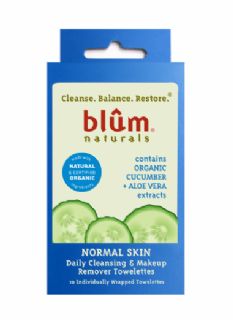 Blum Naturals Daily Normal Skin Towelettes- Individually Wrapped 10 CT-OUT OF STOCK