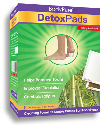Body Pure - Detox Pads 10 Natrual Foot Pads **Free Testing Offer**-UNAVAILABLE