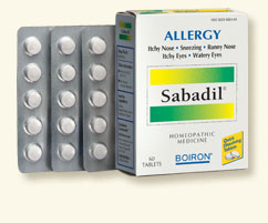 Boiron Sabadil  60 tab(AllergyCalm)*NEW PKG*