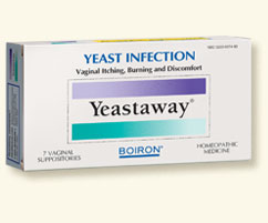 Boiron Yeastaway Suppositories  7 ct-OUT OF STOCK