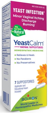 Boiron - Yeastcalm Suppositories  7 ct