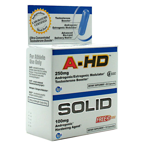 BPI A-HD 28Caps/Solid 10Caps Combo