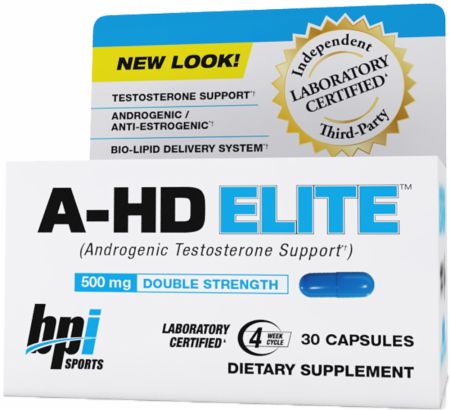 BPI A-HD ELITE 500mg 30/CAPSULES     TEMPORARILY UNAVAILABLE
