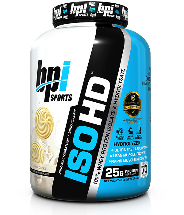 BPI ISO-HD VANILLA COOKIE 4.9LB
